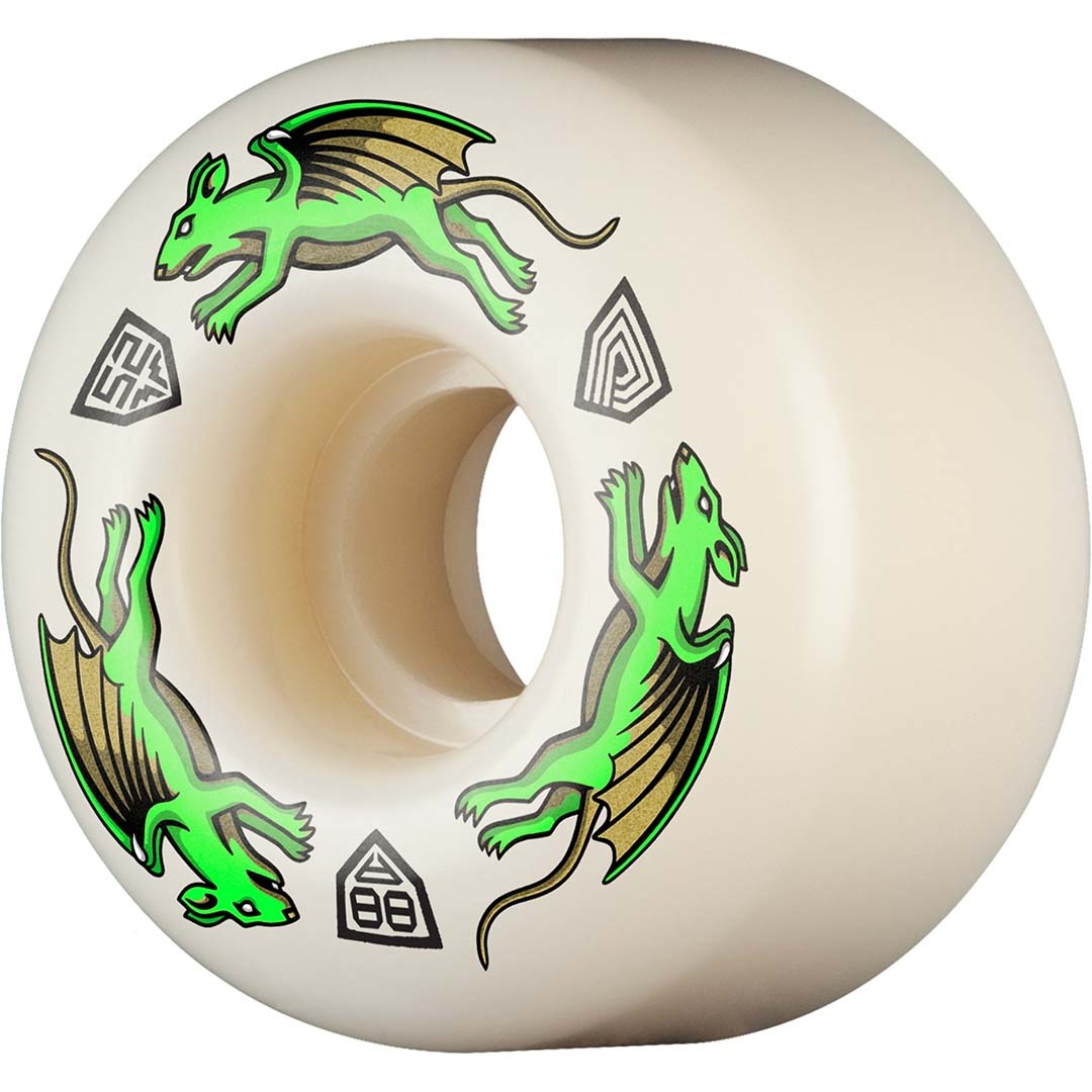 Powell Peralta Dragon Formula Nano Rat 88a AV4 Asymmetrical 52mm