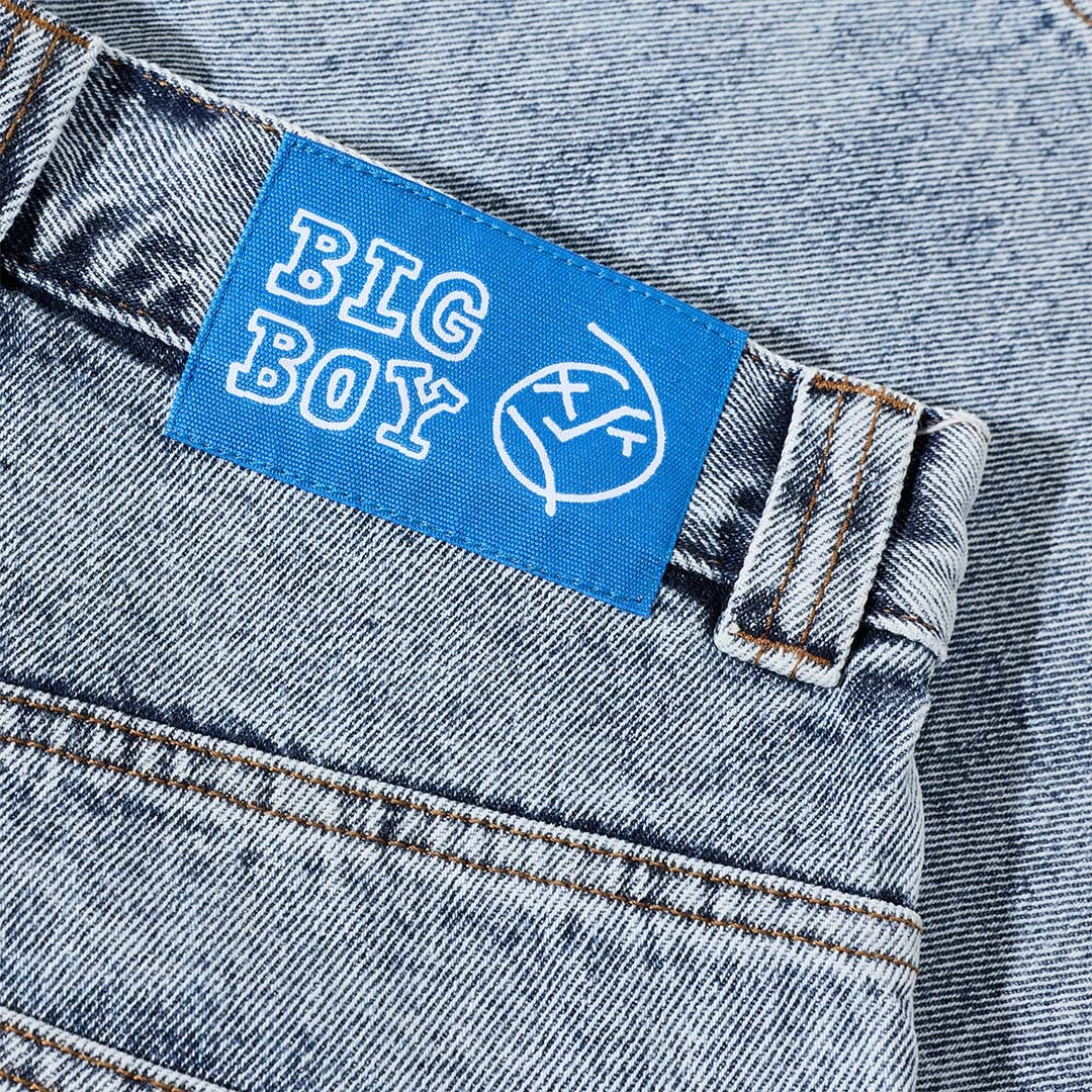 Polar Skate Co. Big Boy Shorts Heavy Washed Blue