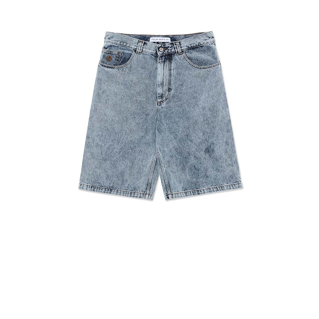 Polar Skate Co. Big Boy Shorts Heavy Washed Blue