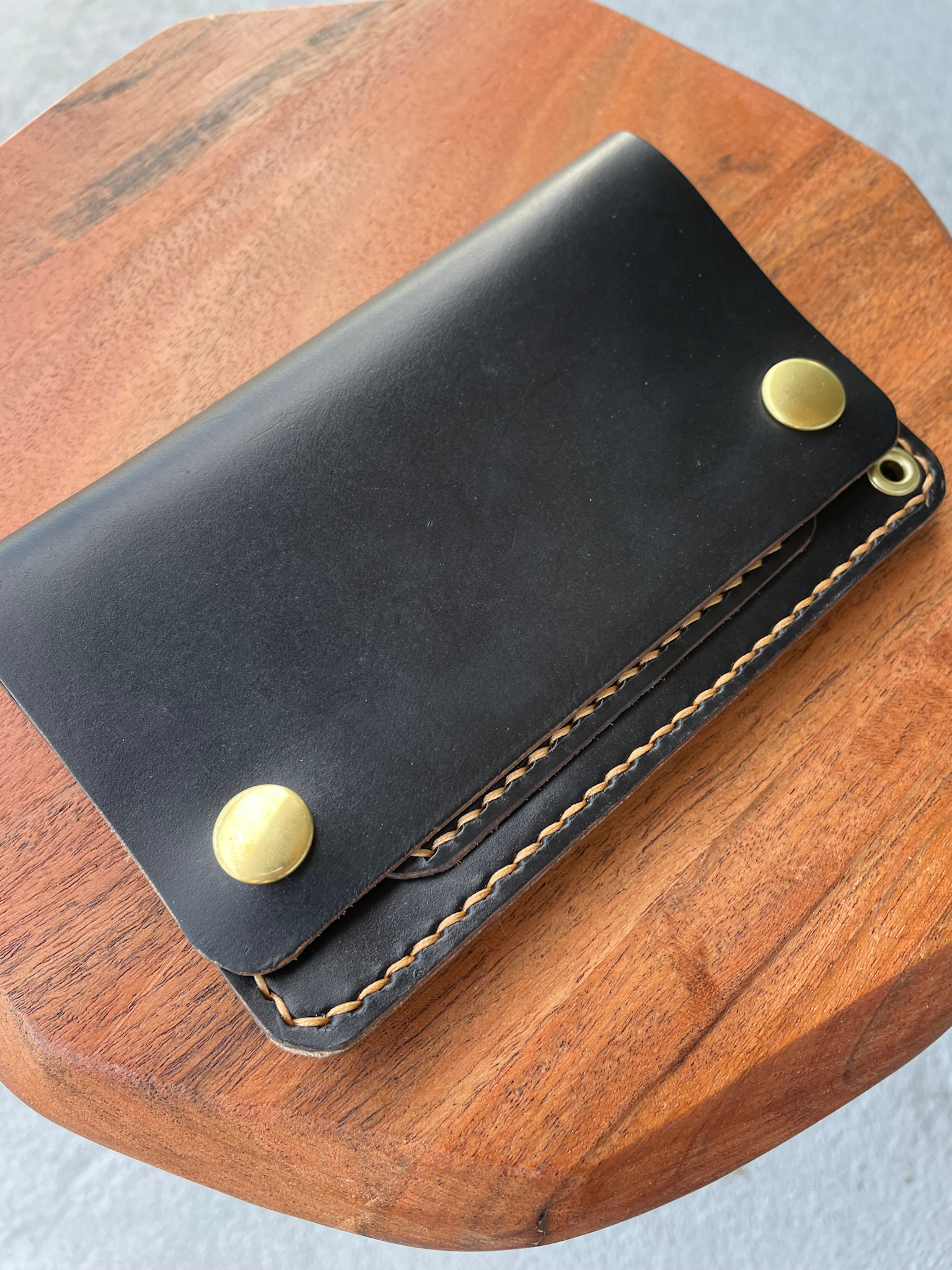 Far Mountain Leather Co. Mid Truck Trucker Wallet