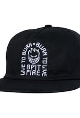 Spitfire Wheels Live To Burn Arch Snap Black/White