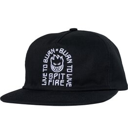 Spitfire Wheels Live To Burn Arch Snap Black/White