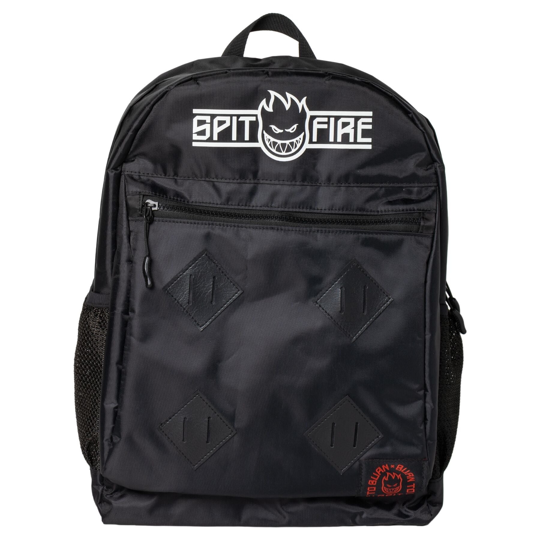 Spitfire Wheels Live To Burn Arch Backpack Black