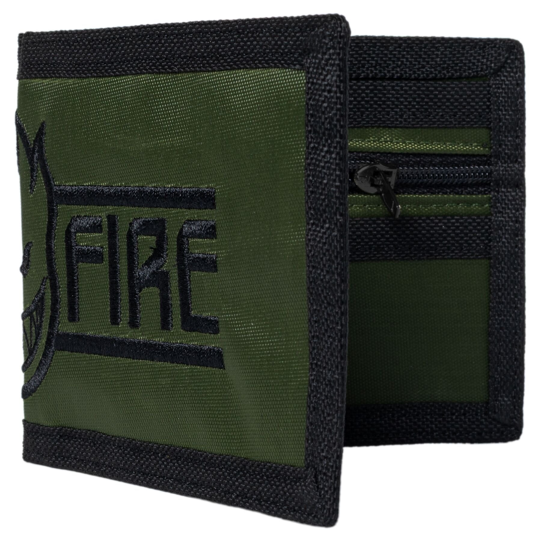 Spitfire Wheels Live To Burn Bighead Bifold Wallet Olive
