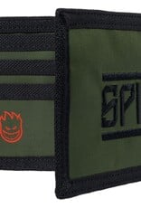 Spitfire Wheels Live To Burn Bighead Bifold Wallet Olive