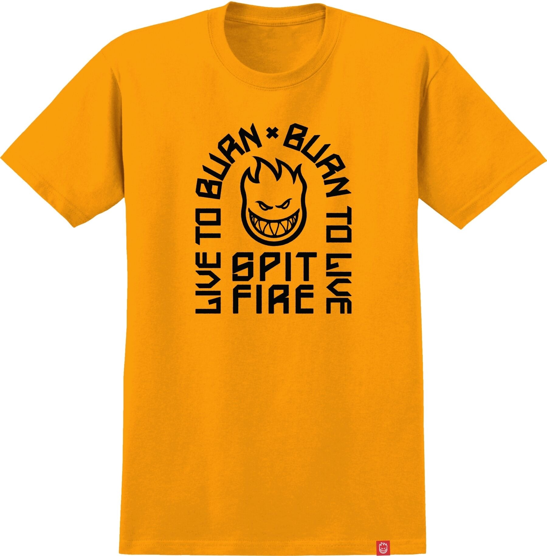 Spitfire Wheels Youth Live To Burn Gold/Black