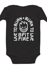 Spitfire Wheels Onesie Live To Burn Arch Black/White