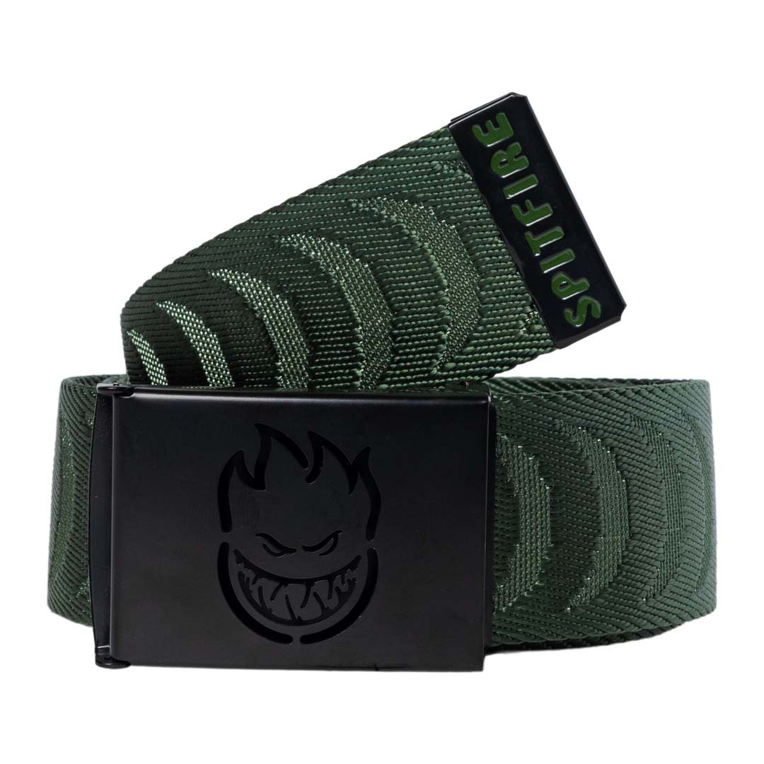 Spitfire Wheels Bighead Cutout Jaquard Belt Olive/Black