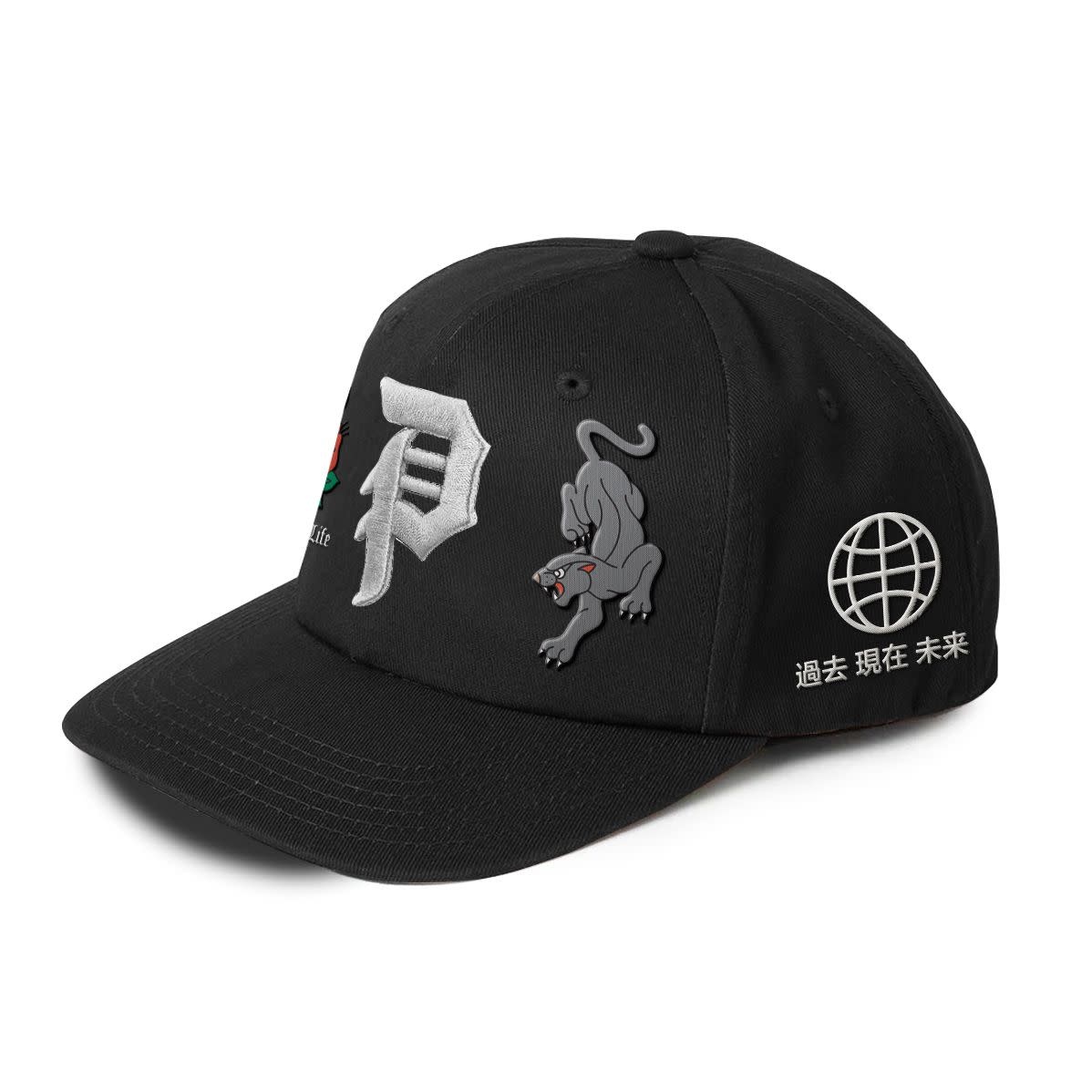 Primitive Outsider A-Frame Snapback Black