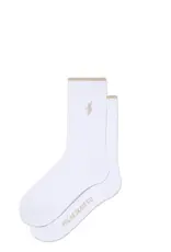 Polar Skate Co. Business Socks No Complies Forever White/Sand 39-42