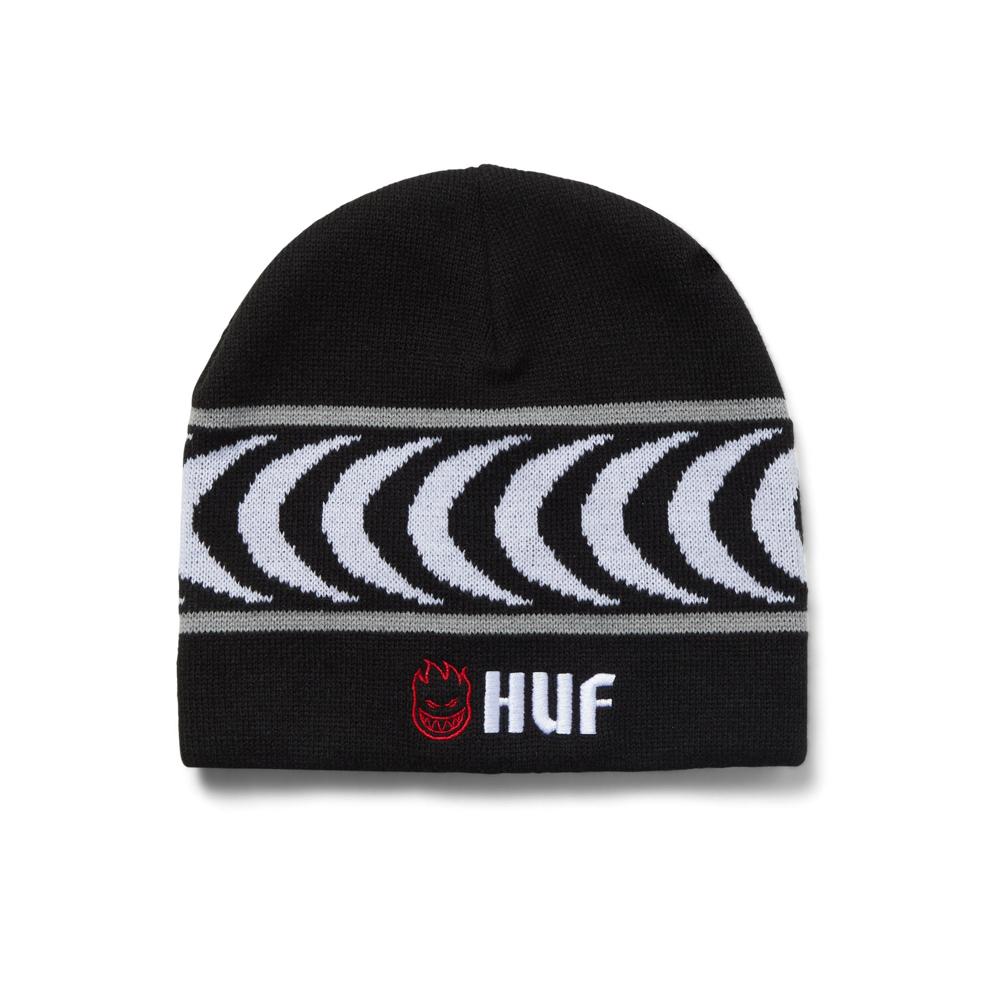 HUF Spitfire Skull Beanie Black