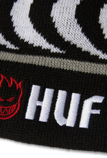 HUF Spitfire Skull Beanie Black