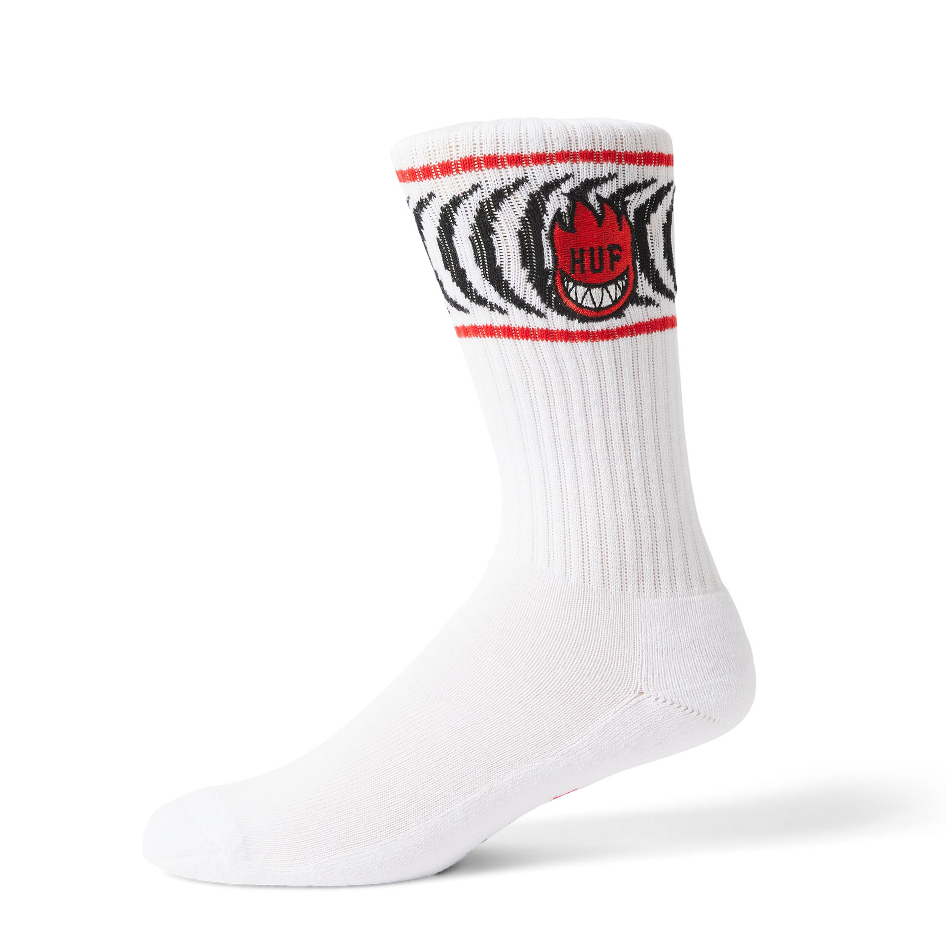 HUF Spitfire Spiral Socks White