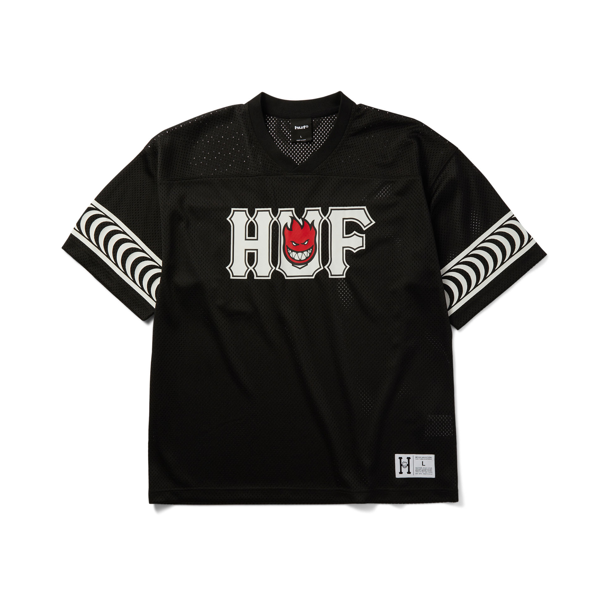 HUF Spitfire End Zone Jersey Black