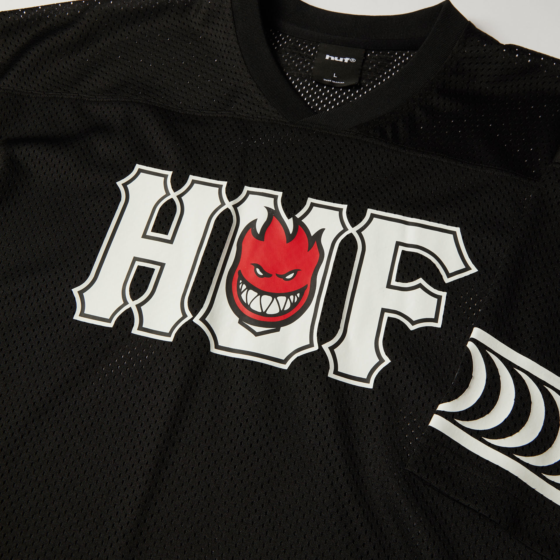 HUF Spitfire End Zone Jersey Black