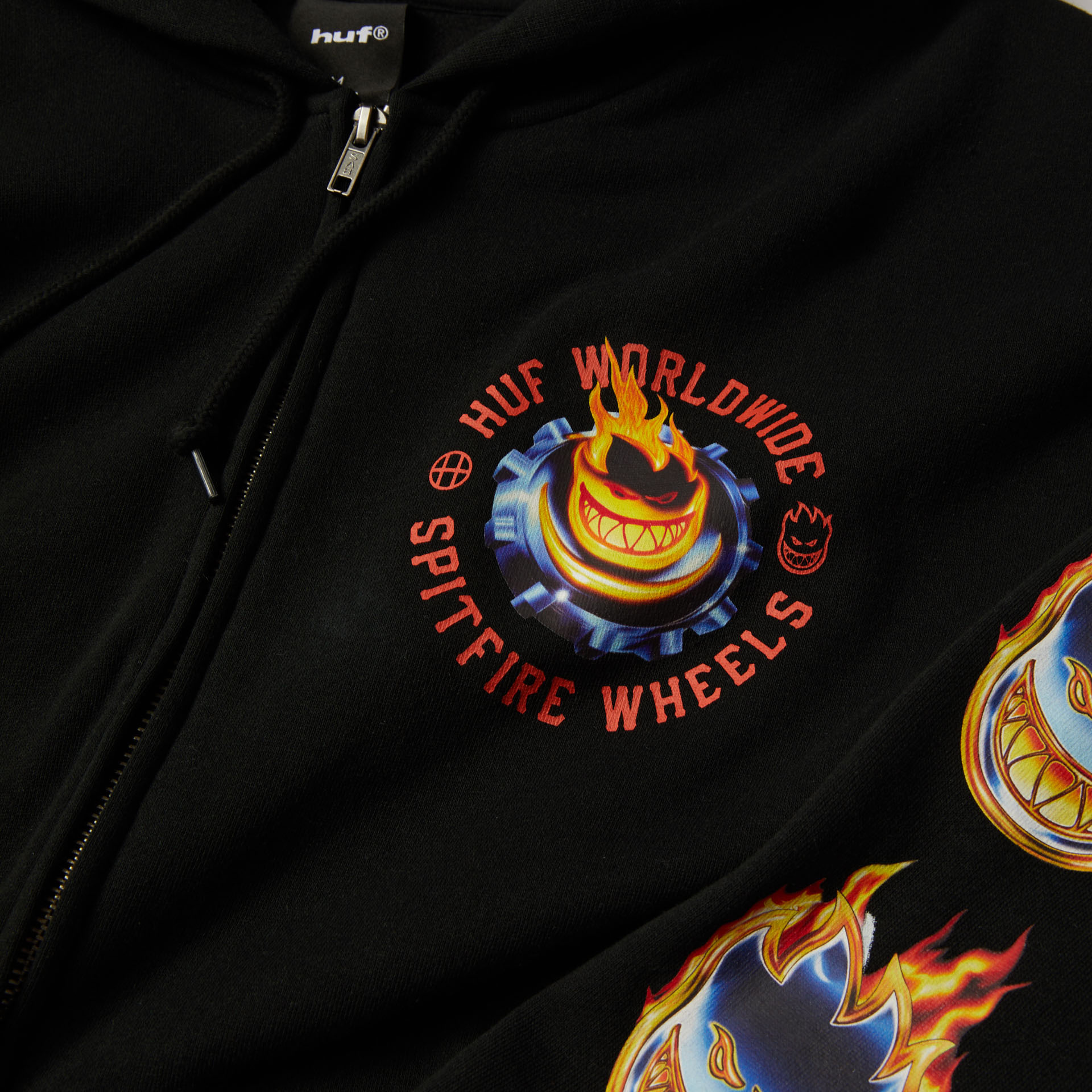 HUF Spitfire Chrome Head Zip Hoodie