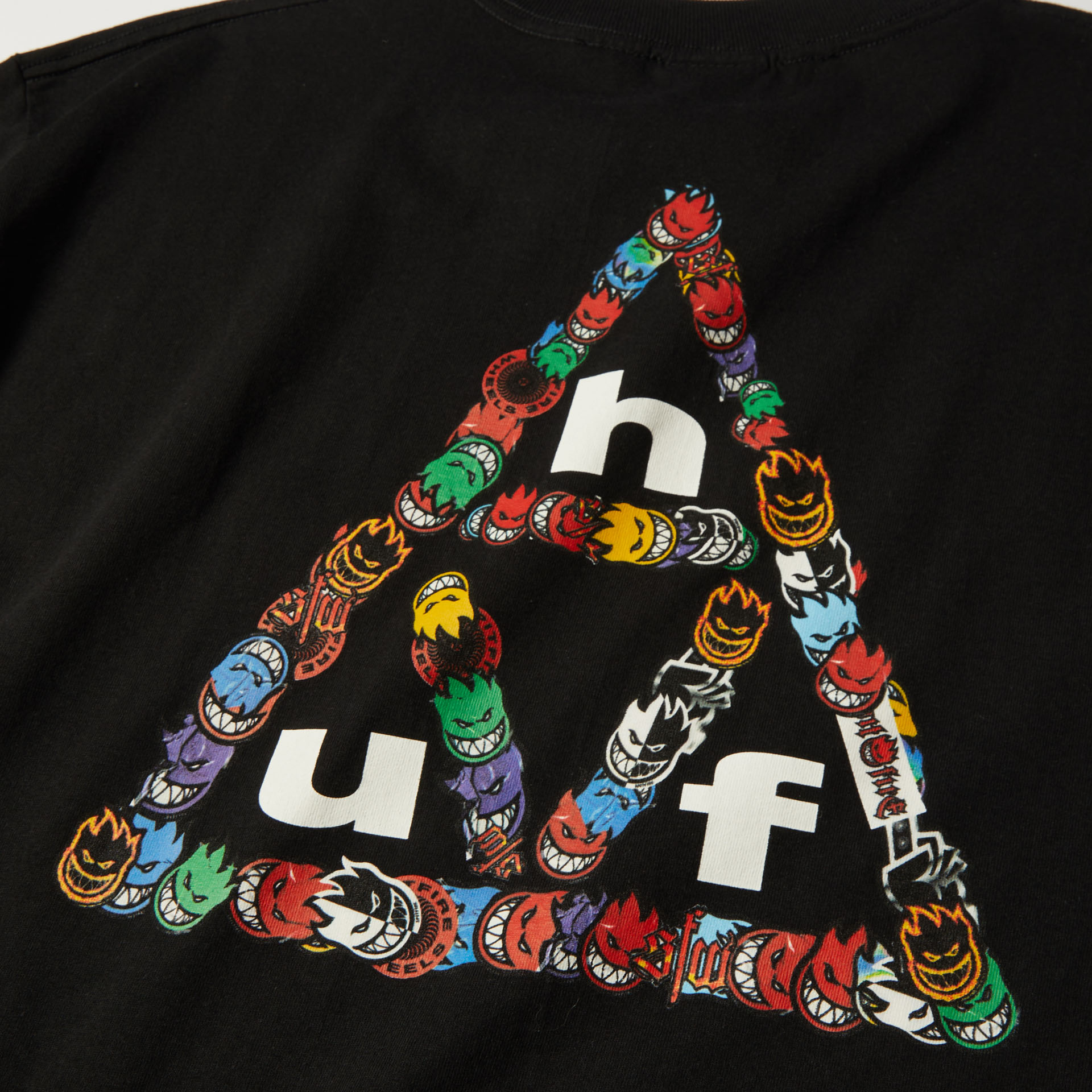 HUF Spitfire Sticker Tee Black