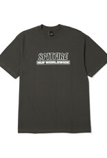 HUF Spitfire Burn Heavyweight Tee Washed Black