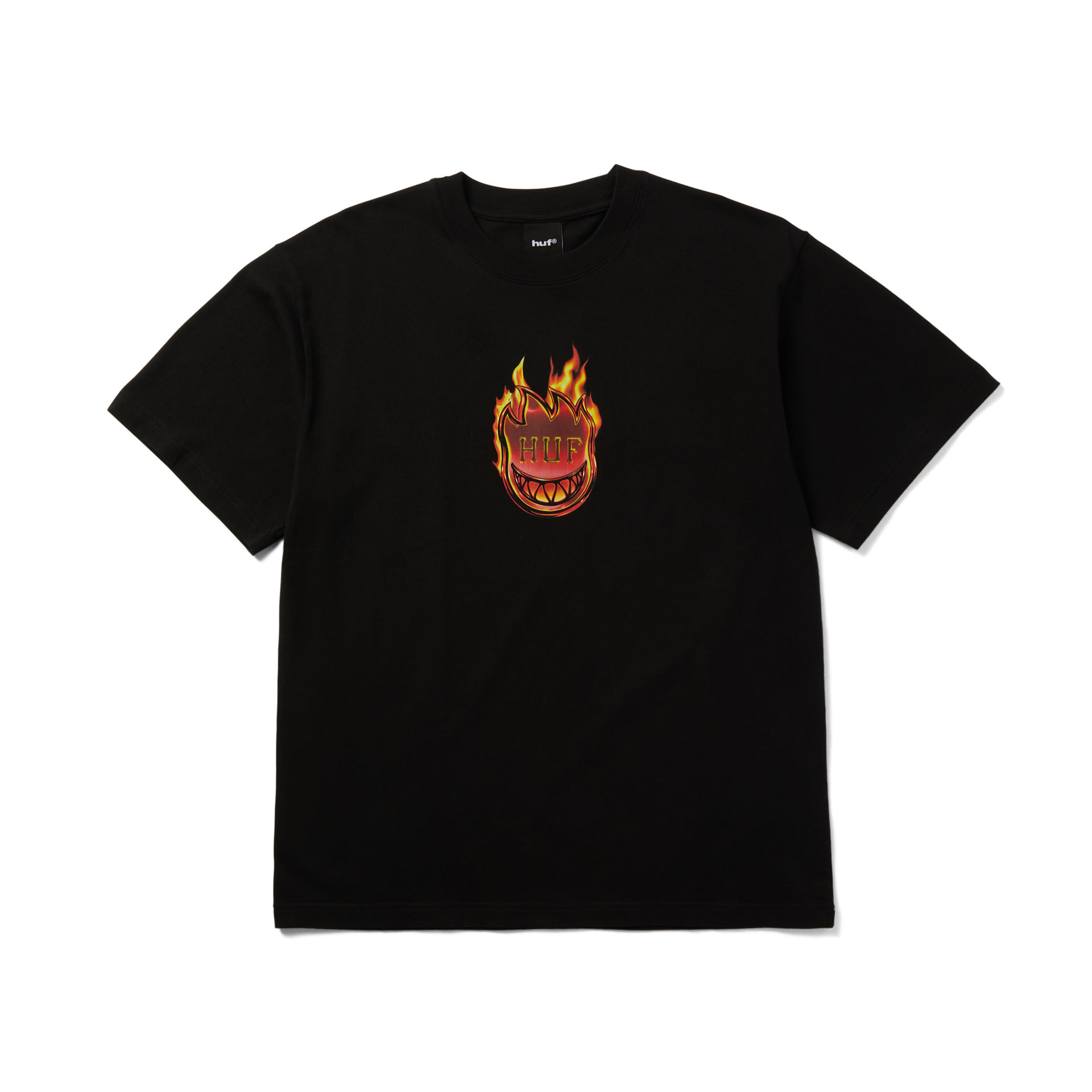 HUF Spitfire Flame Galaxies Tee Black