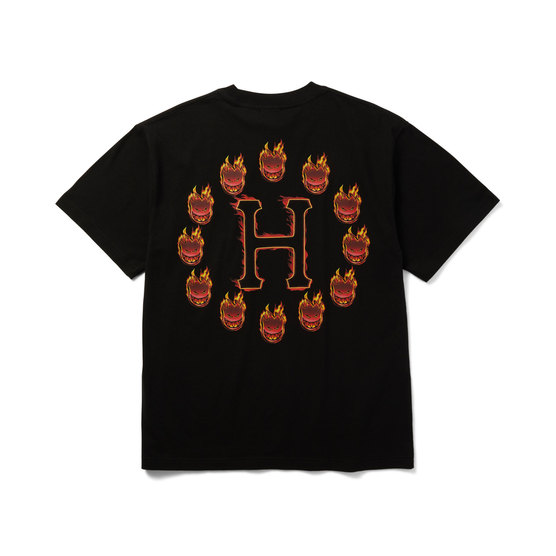 HUF Spitfire Flame Galaxies Tee Black