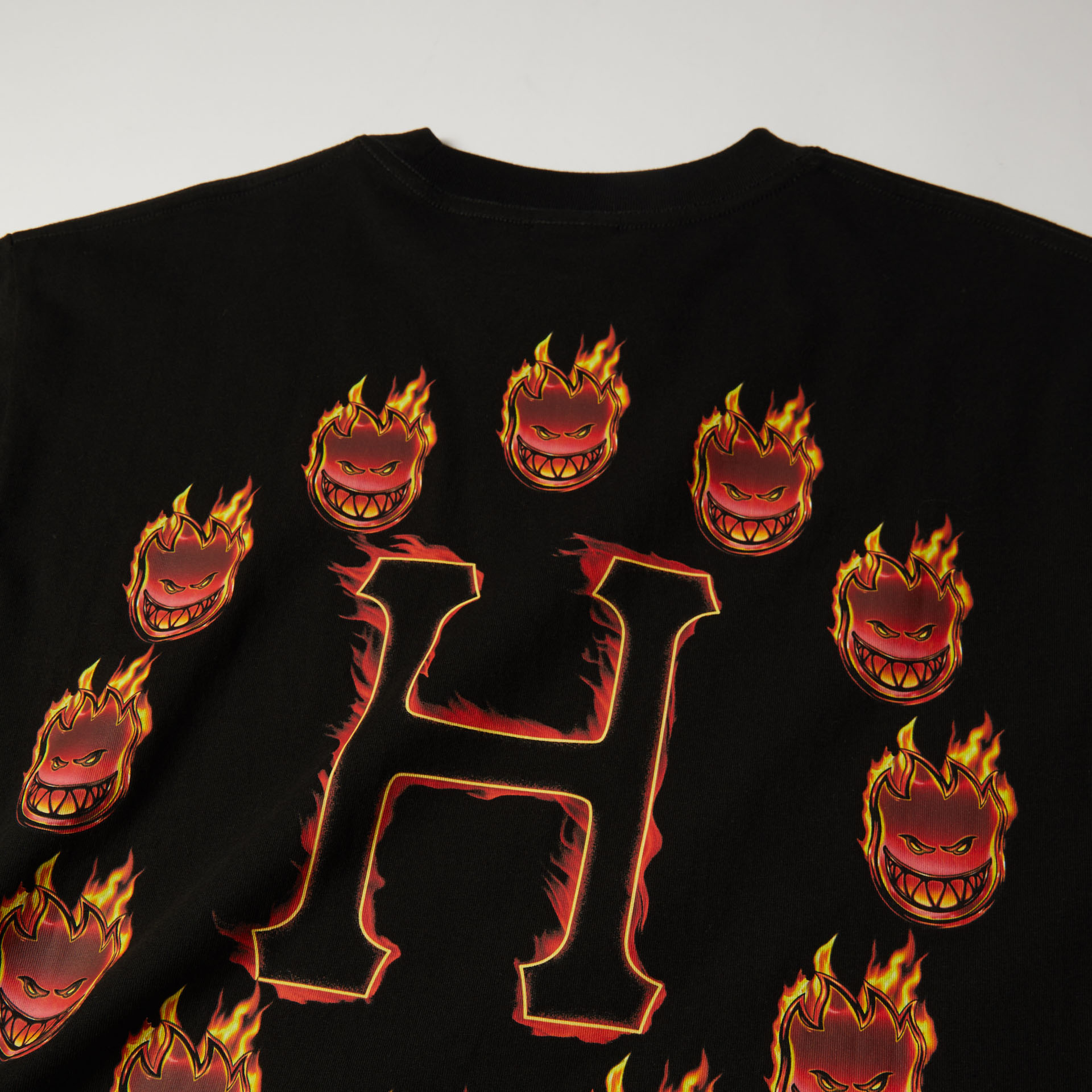 HUF Spitfire Flame Galaxies Tee Black