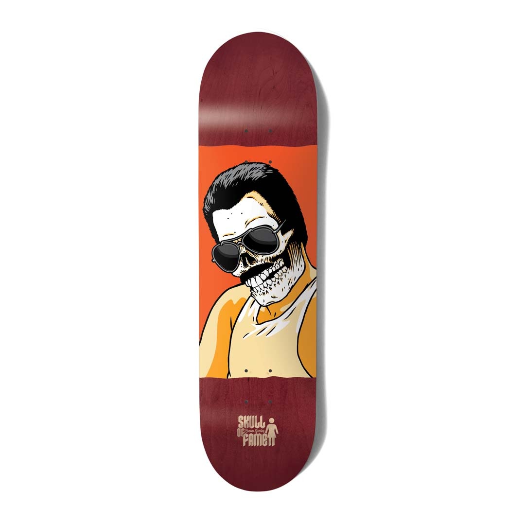 Girl Geering Skull of Fame 8.0"