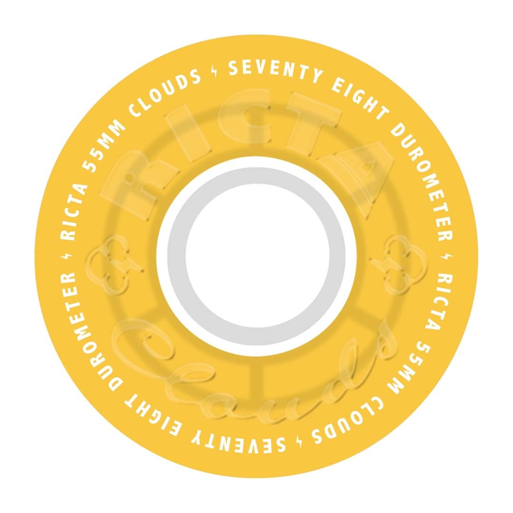 Ricta Ricta Clouds Transparent Citrus White 78a 55mm