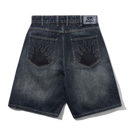 Butter Brand Solar Fade Denim Shorts Blue Tint Ripple
