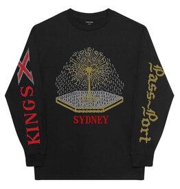 Pass~Port King‚Äôs X Long-sleeve Tee Black