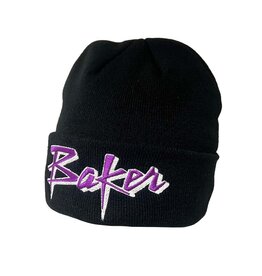 Baker Skateboards Purple Pain Beanie Black