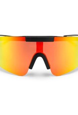 CHPO Brand Luca Sunglasses Black/Red Mirror