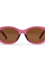 CHPO Brand Cleo Sunglasses Burgundy