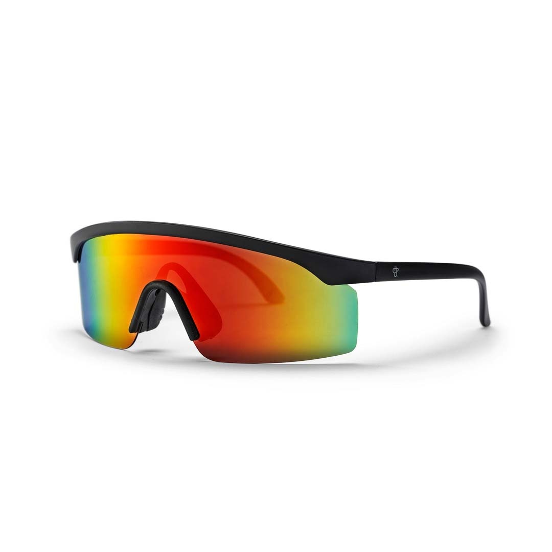 CHPO Brand Lelle Sunglasses Black/Red Mirror