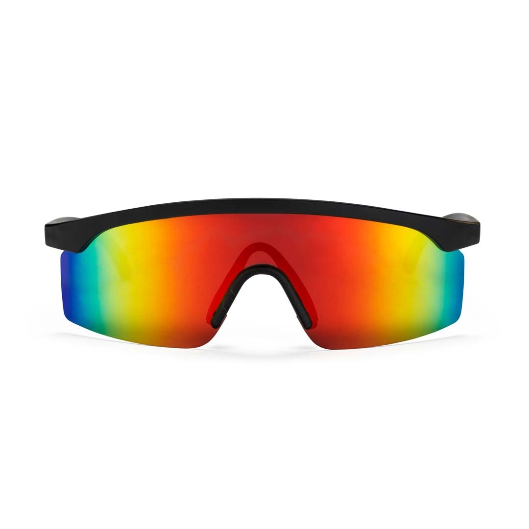 CHPO Brand Lelle Sunglasses Black/Red Mirror