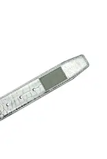 Loosey Silver Croc Premium Belt