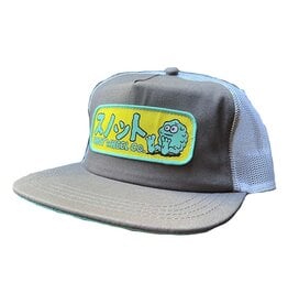 Snot Wheel Company Japan Trucker Hat Grey