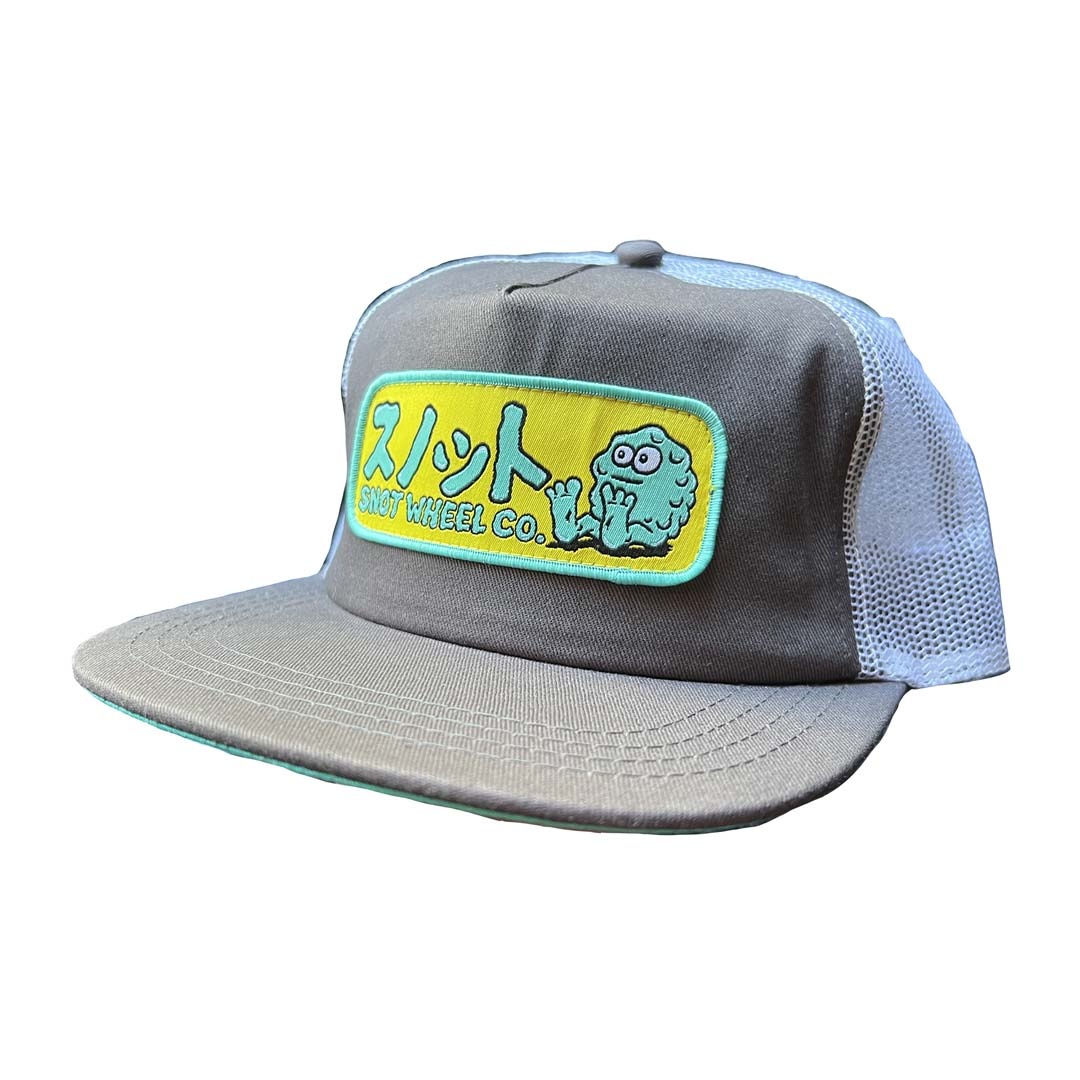 Snot Wheel Company Japan Trucker Hat Grey