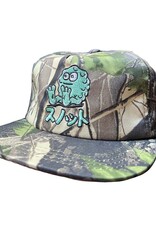 Snot Wheel Company Japan Booger Logo Snapback Camo