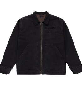 Pass~Port Solid Denim Packers Jacket R48 Black
