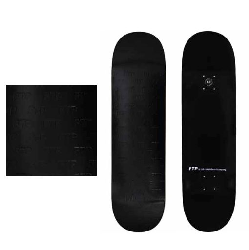 FTP Deboss Black 8.25"