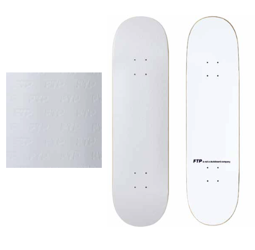 FTP Deboss White 8.25"