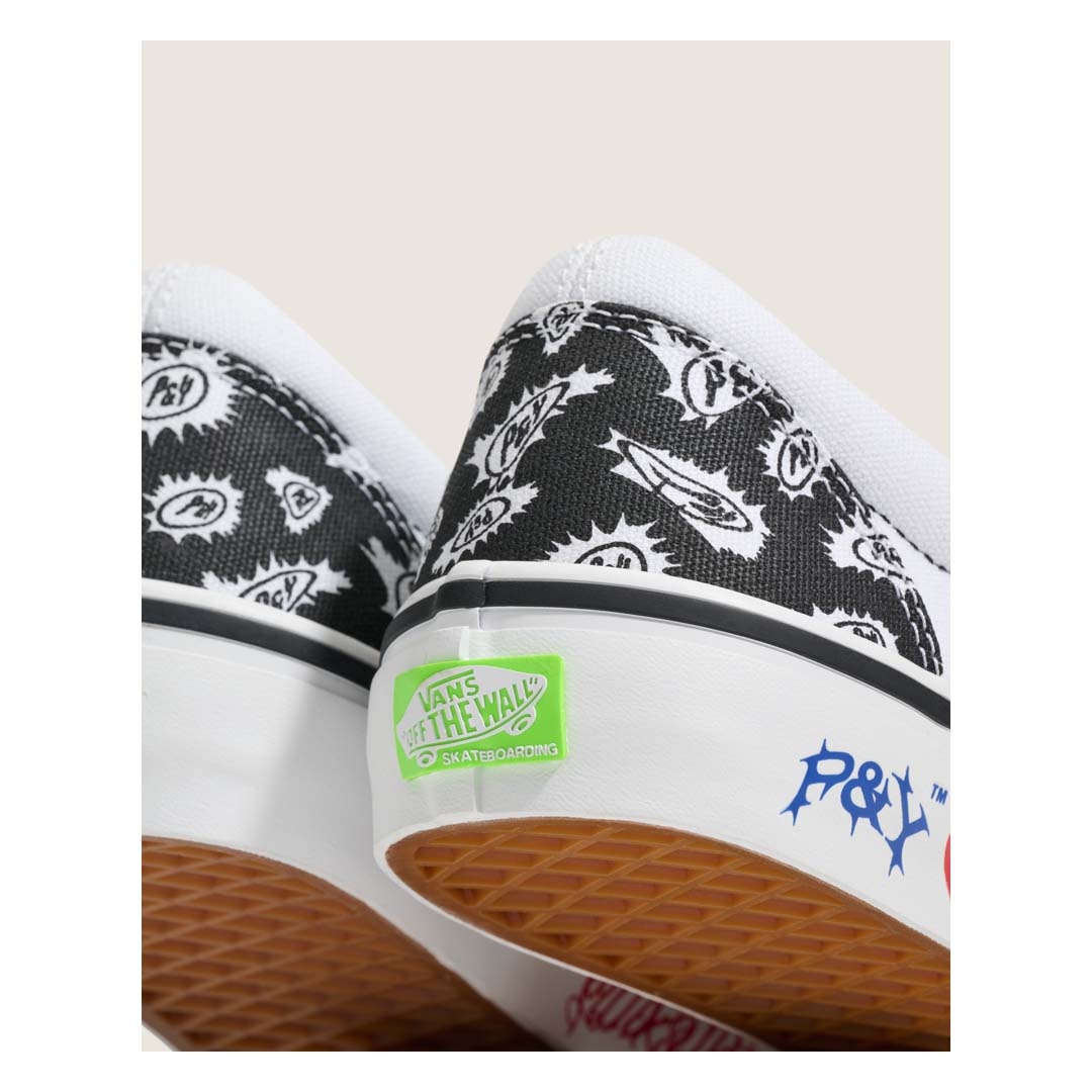 Vans Shoes Skate Slip On PunkAndYo Black/White