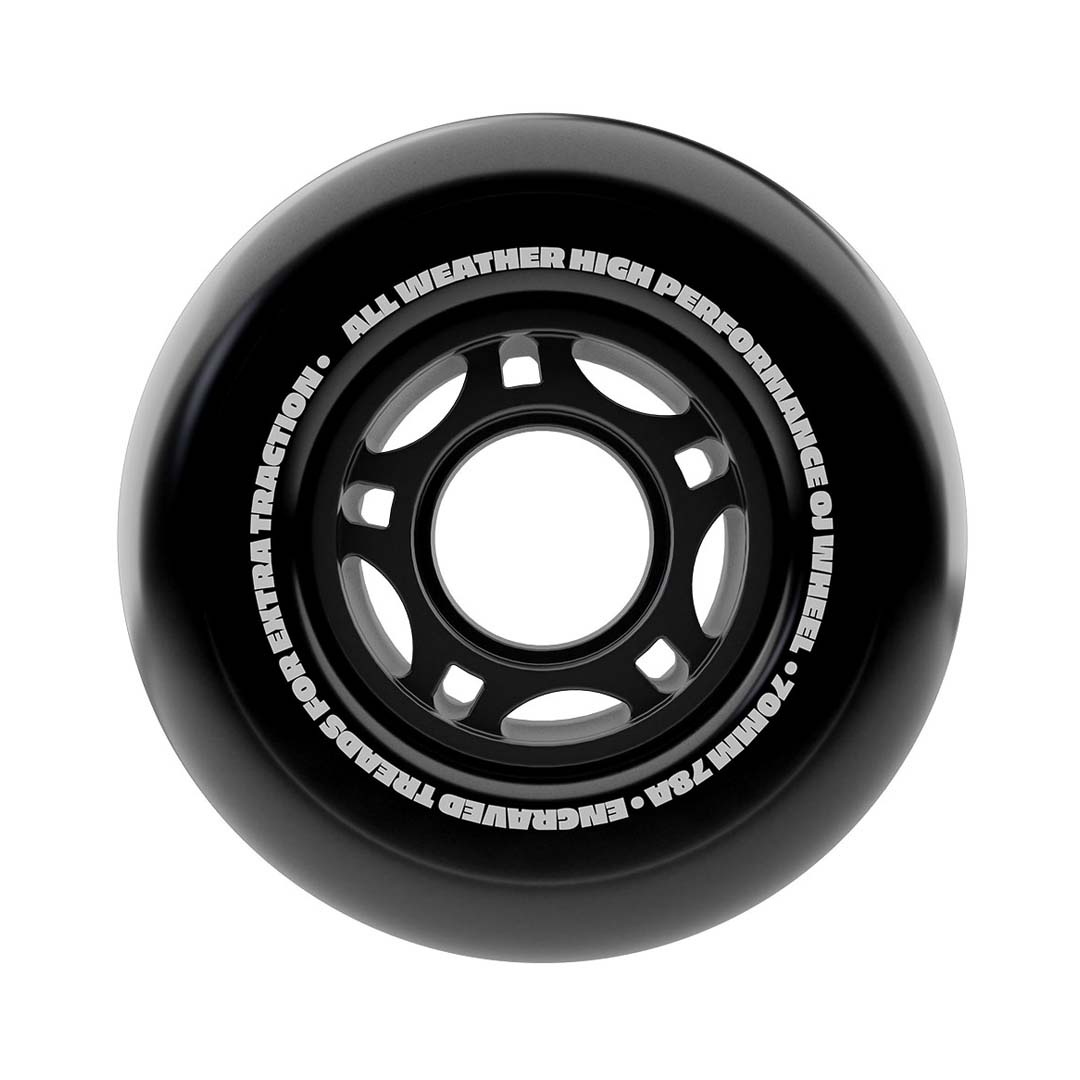 OJ Wheels Vandals Dirt Tires Thunder Juice Black 78a 70mm
