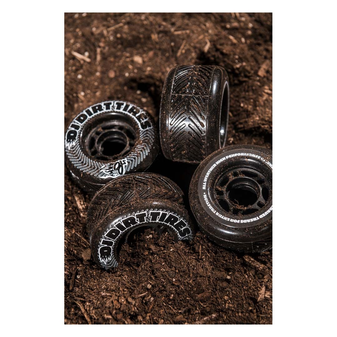 OJ Wheels Vandals Dirt Tires Thunder Juice Black 78a 70mm