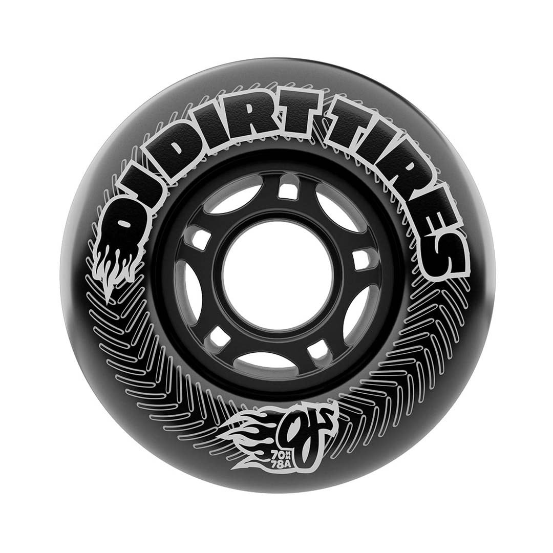 OJ Wheels Vandals Dirt Tires Thunder Juice Black 78a 70mm