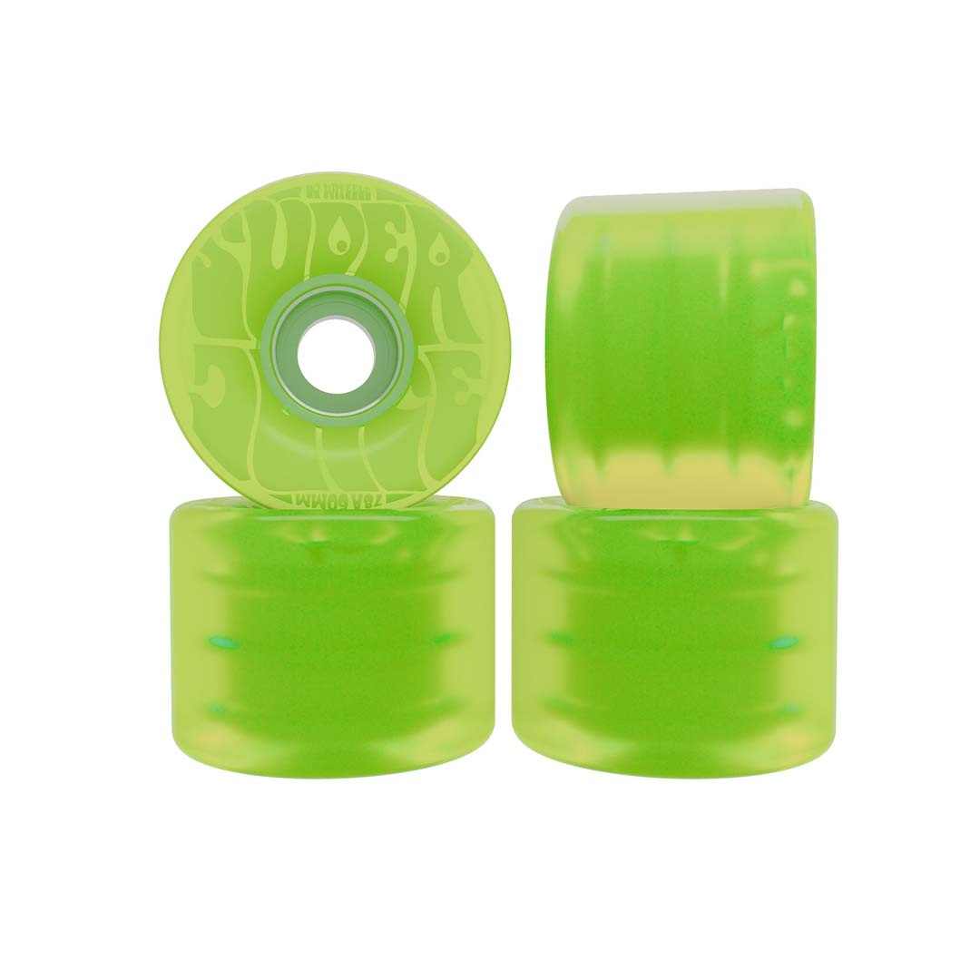 OJ Wheels Bubble Gum Super Juice Transparent Green 78a 60mm
