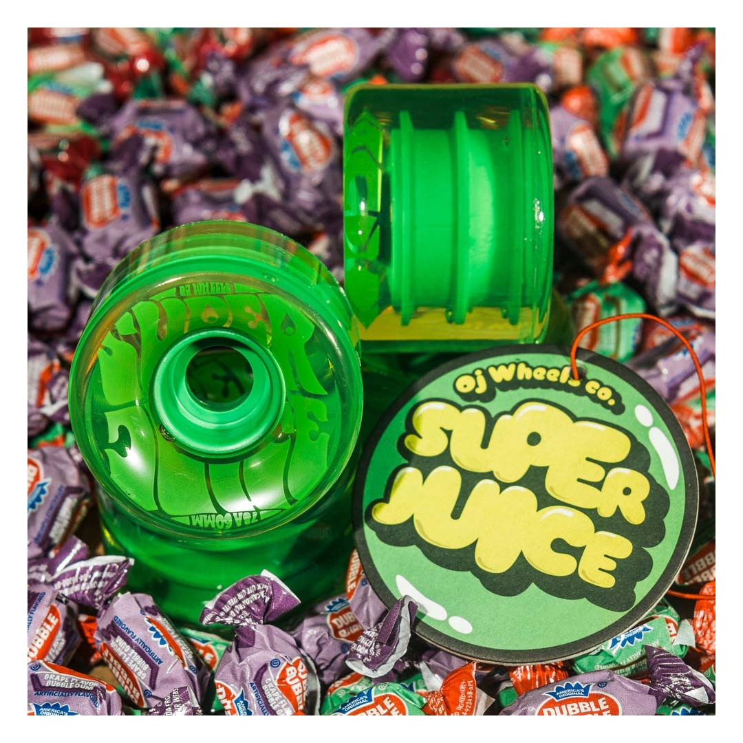 OJ Wheels Bubble Gum Super Juice Transparent Green 78a 60mm