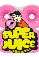 OJ Wheels Bubble Gum Super Juice Transparent Pink 78a 60mm