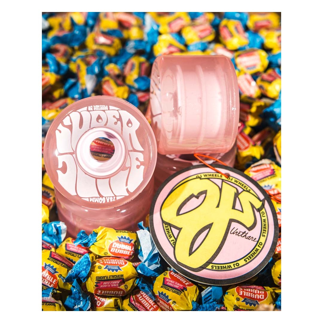 OJ Wheels Bubble Gum Super Juice Transparent Pink 78a 60mm