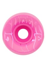 OJ Wheels Bubble Gum Mini Super Juice Transparent Pink 78a 55mm